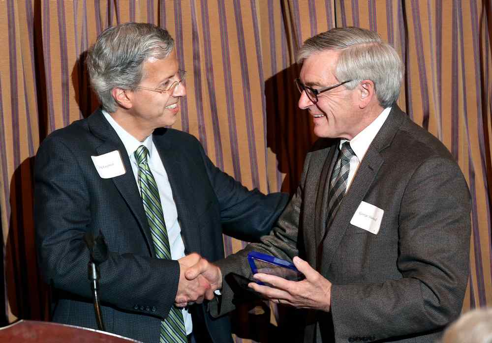 George Heartwell receives Interfaith Leadership Award
